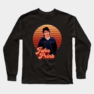 John Prine || Retro Long Sleeve T-Shirt